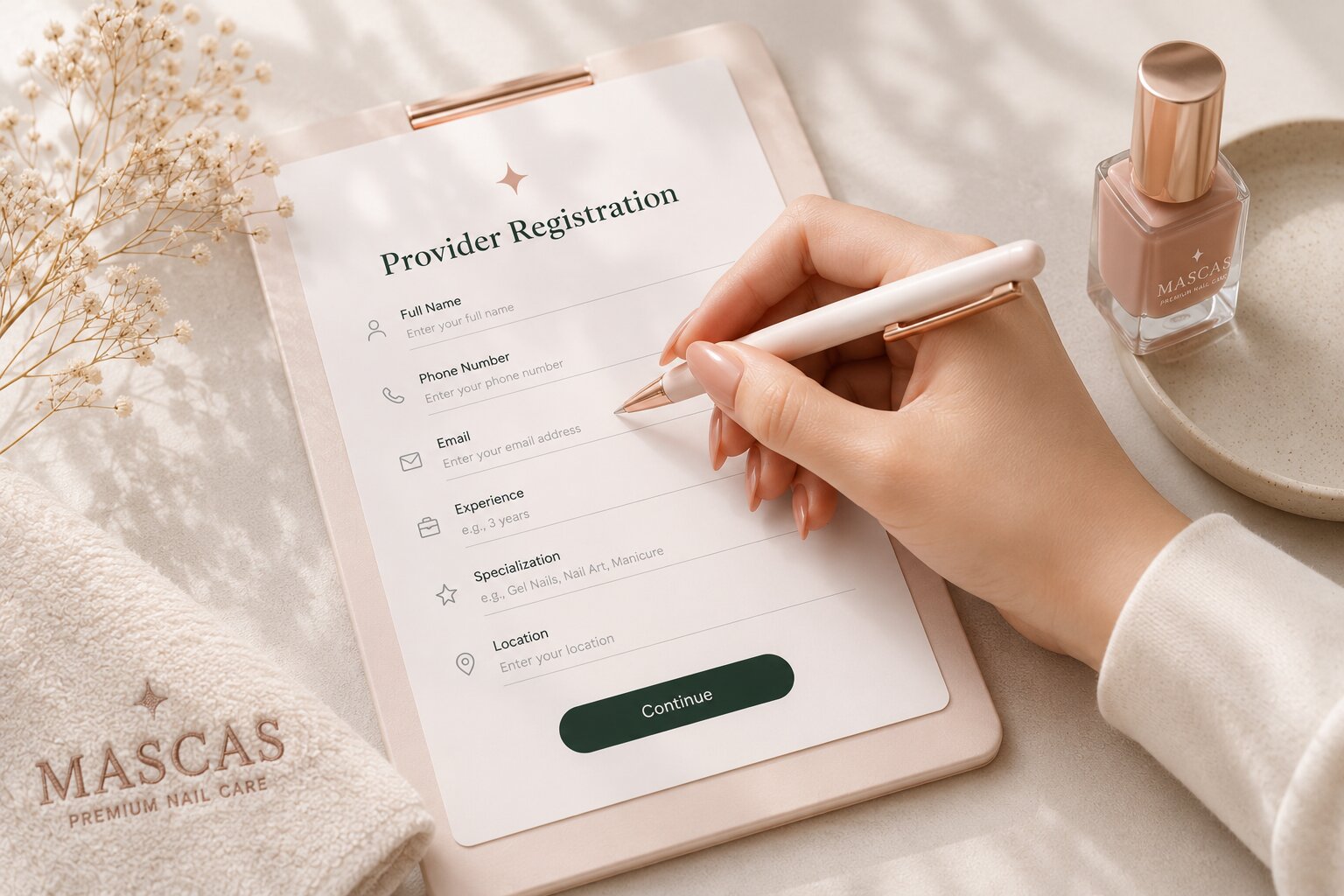Register in the App